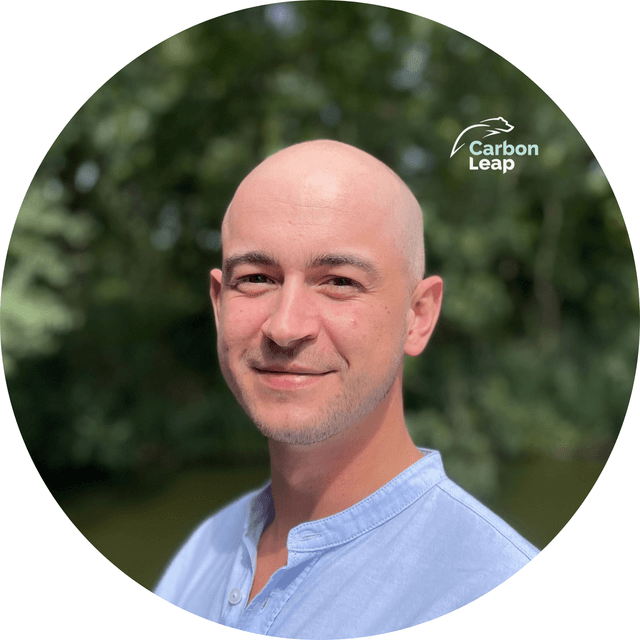 Luke Heeremans, Digital Product Manager at CarbonLeap specialising in sustainable carbon reduction