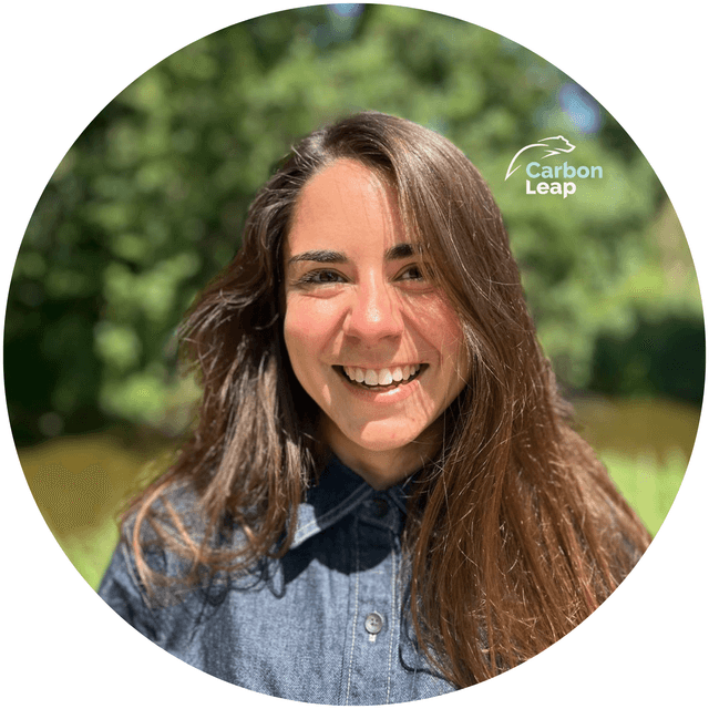 Nevena Pancic, Full Stack Developer at CarbonLeap specialising in sustainable carbon reduction