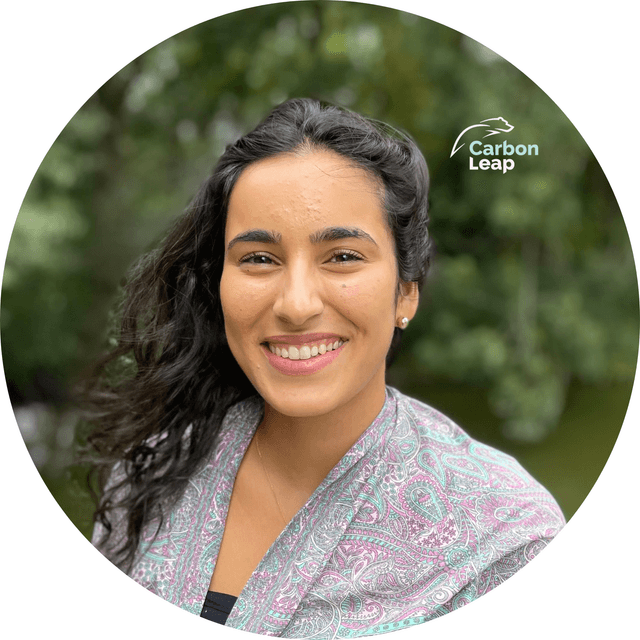Teresa Indira Gupta, AI Developer at CarbonLeap specialising in sustainable carbon reduction